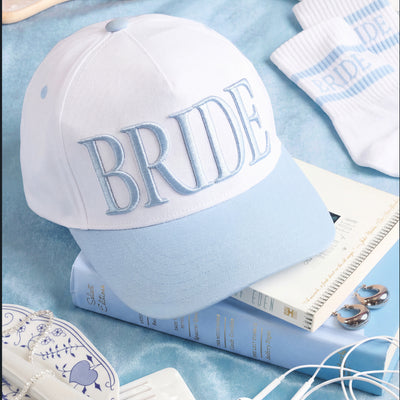 Something Blue Hat - embroidered hat
