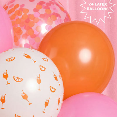 Spritz Printed Balloon Set - 24 latex balloons