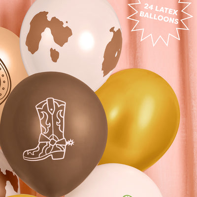 Saddle Up Balloon Pack - 25 latex balloons