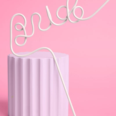 Classic Bride Straw - XL white Bride straw