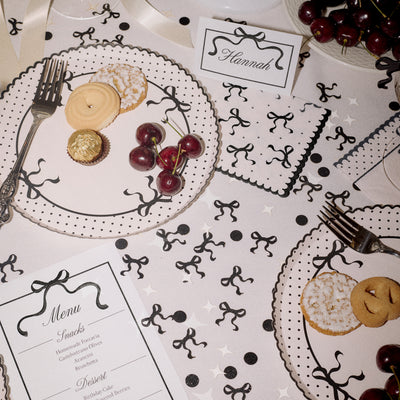 Little Black Bow Confetti - 200 pc glitter confetti