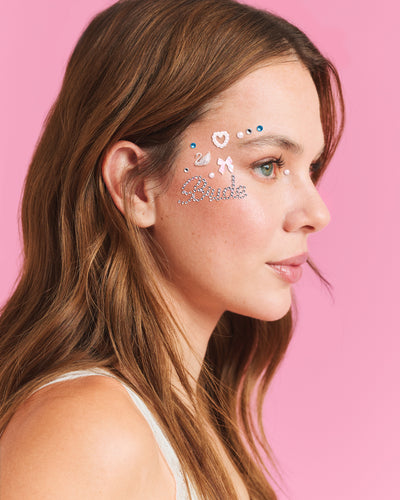 Bride Face Gems - 85 adhesive face gems