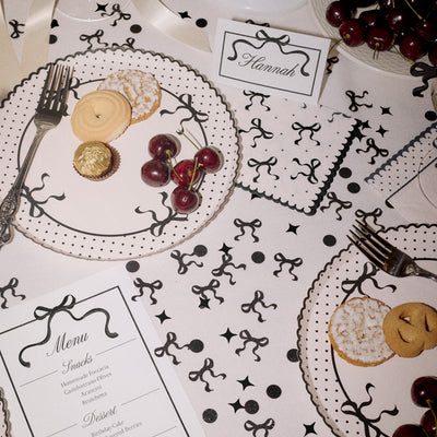 Little Black Bow Confetti - 200 pc glitter confetti