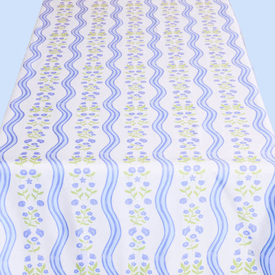 Coastal Tablecloth - washable tablecloth