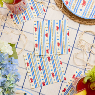 Nautical Napkin Set - 25 paper napkins
