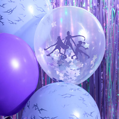 Kpop Party Balloons - 24 purple latex balloons