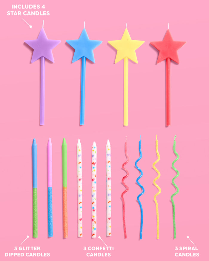 Bday Bonnanza Candles - 14 pc candle set