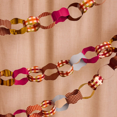 Thanksgiving Paper Chains - autumn paper garland