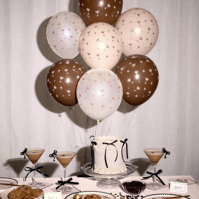 Espresso Martini Pack - 24 latex balloons