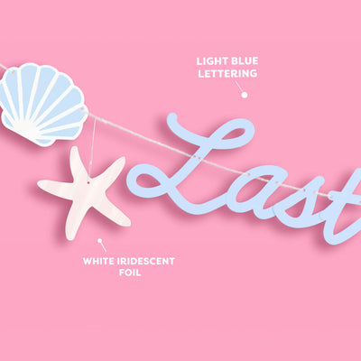 Last Splash Banner - matte blue banner