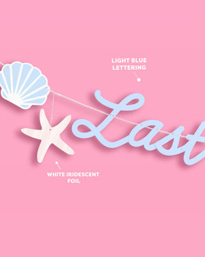 Last Splash Banner - matte blue banner