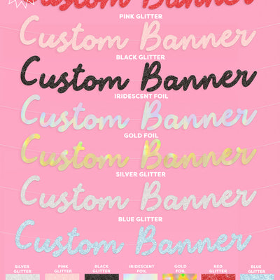 Vacation Custom Banner - customizable banner