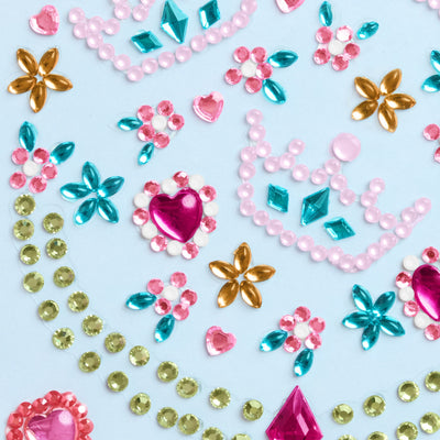 Pretty Princess Gem Set - 53 adhesive gems