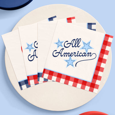 All American Napkins - 24 paper napkins