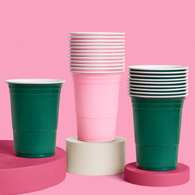 Camp Bride Cups - 50 matte 16 oz cups
