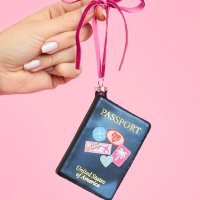 Bon Voyage Ornament - Printed Holiday Ornament