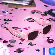 Birthday Girl Sunglasses - marble embossed sunglasses