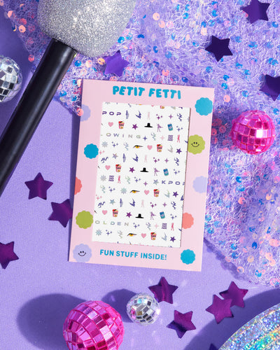 Kpop Nail Stickers - 4 sheet set