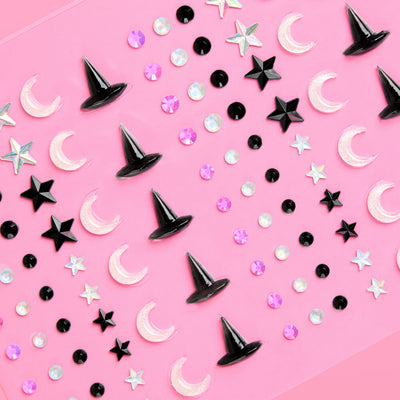 Witch Face Gems - 102 piece iridescent gem set