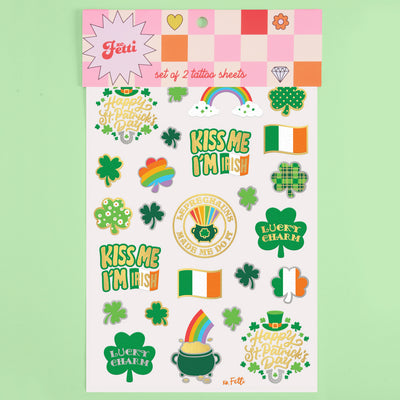 Kiss Me Tats - 50 foil temporary tattoos