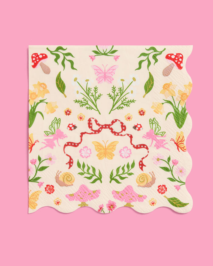 Garden Fairy Napkins - 25 paper napkins