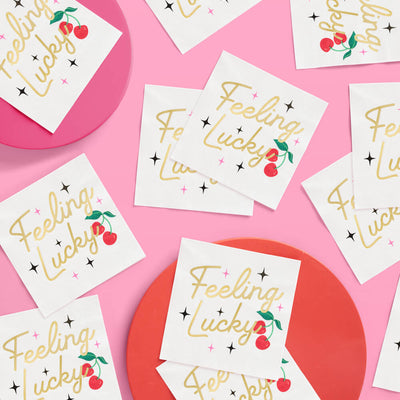 Feeling Lucky Napkins - 25 paper napkins