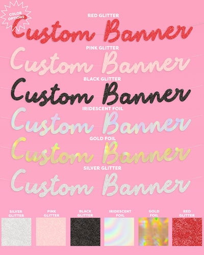 Vacation Custom Banner - customizable banner