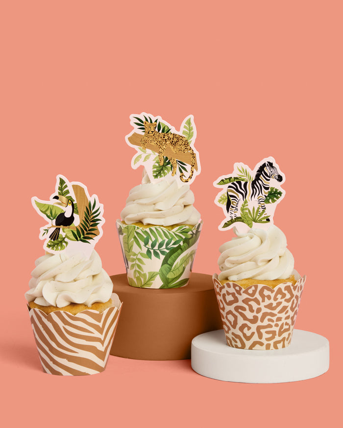 Safari Cupcake Toppers - 24 pc set