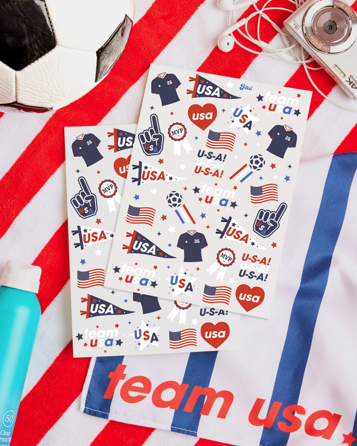 World Cup Tats - 52 temporary tattoos