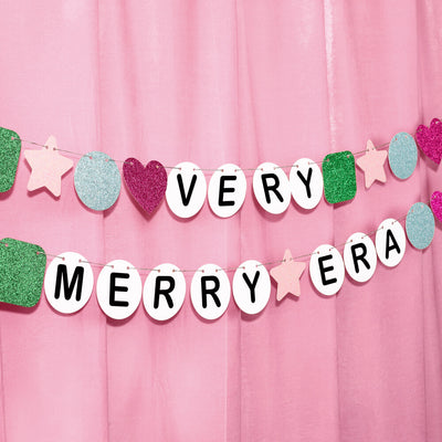 Very Merry Era Banner - friendship bracelet banner