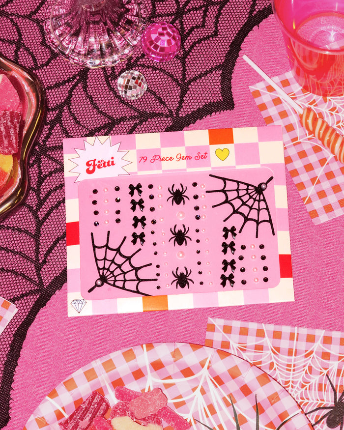 Romantic Horror Gem Set - 79 adhesive face gems