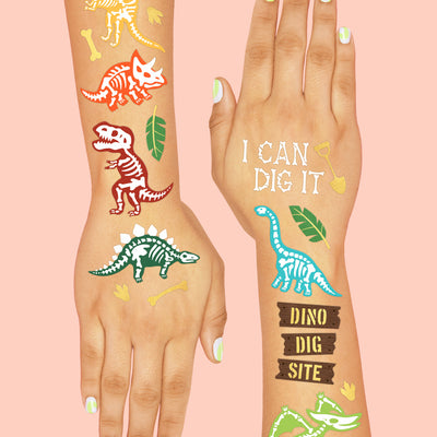 Dinosaur Tattoos - 36 temporary tattoos