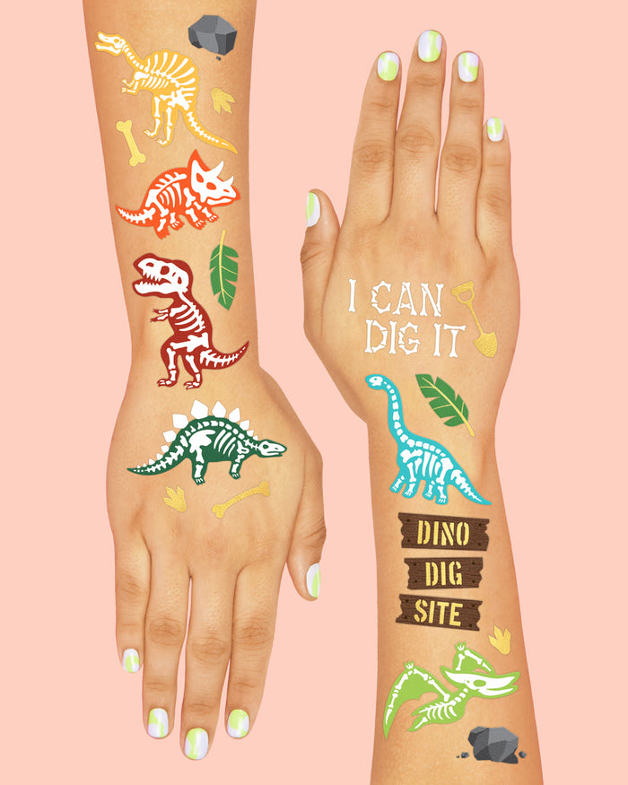 Dinosaur Tattoos - 36 temporary tattoos