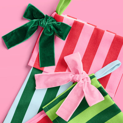Striped Stocking Set - 2 pieces