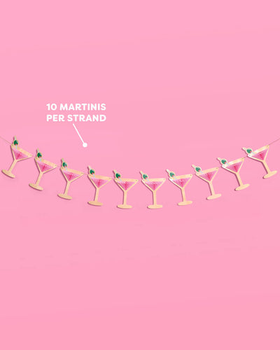 Martini Banner - 3D paper banner