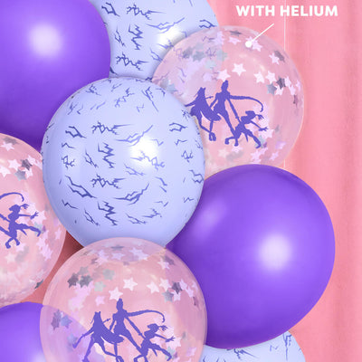 Kpop Party Balloons - 24 purple latex balloons