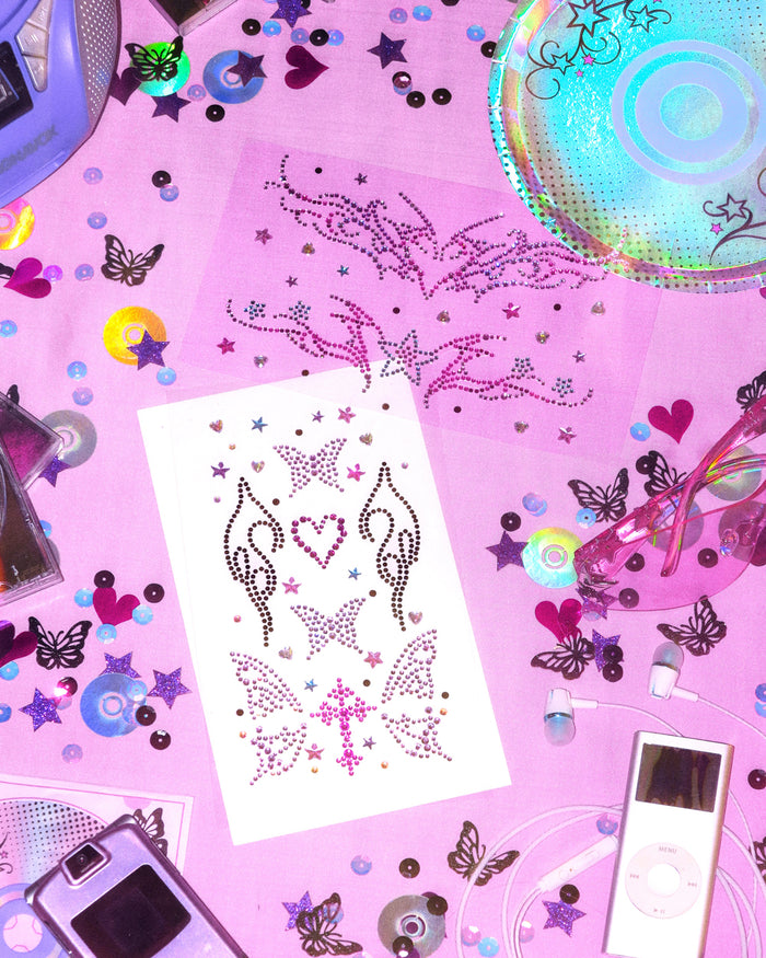 Y2K Body Gems - adhesive gem set