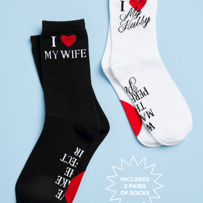 Perfect Pair Couples Socks - Cotton Blend Socks