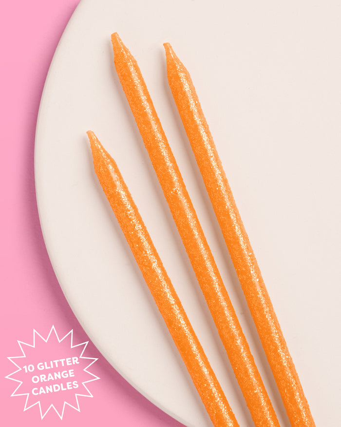 Showgirl Candles - 10 glitter candles