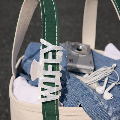 Wifey Claw Clip - white acrylic claw clip