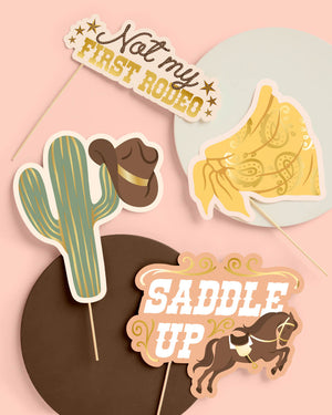 Saddle Up Props - 24 pc photo booth set