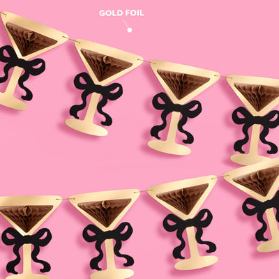 Espresso Martini Banner - 3D paper banner