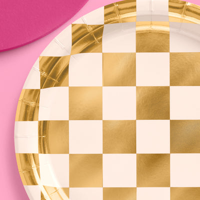 Check Me Out Plates - 25 paper plates