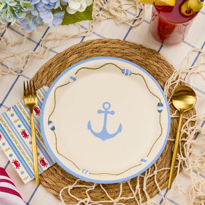 Nautical Plates - 24 paper plates