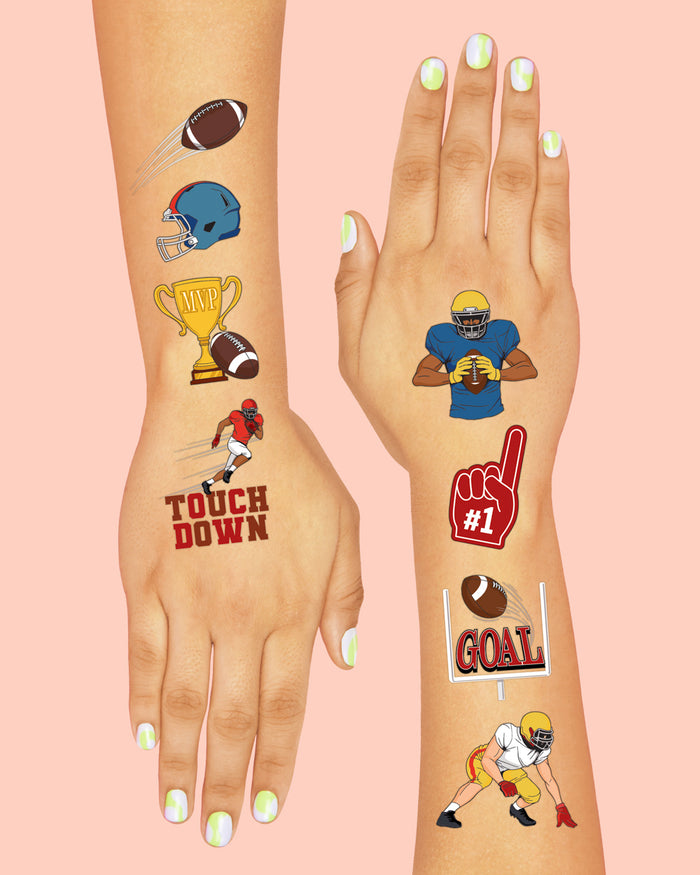 Realistic Football Tattoos - 112 temporary tattoos