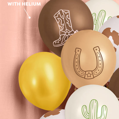 Saddle Up Balloon Pack - 25 latex balloons