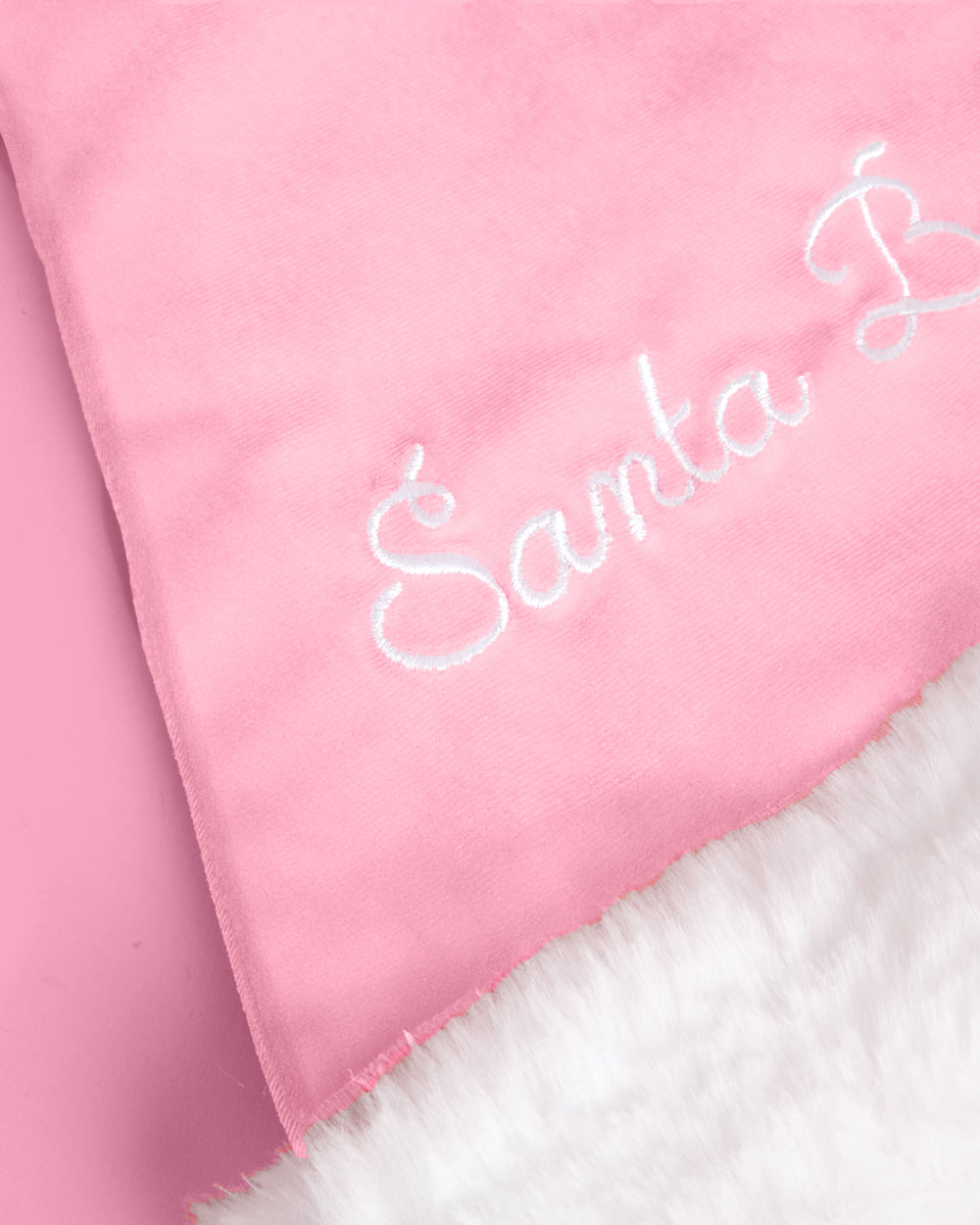 Santa Baby Hat - embroidered cotton hat