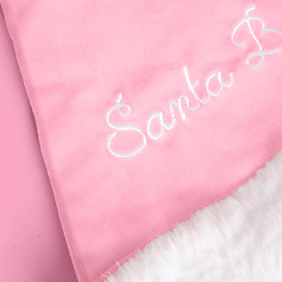 Santa Baby Hat - embroidered cotton hat