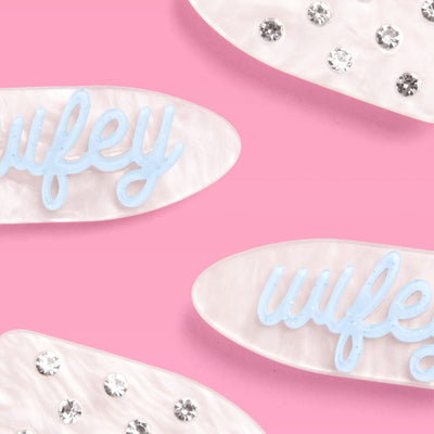 Wifey Beauty Clips - 4 pc acrylic hair clips