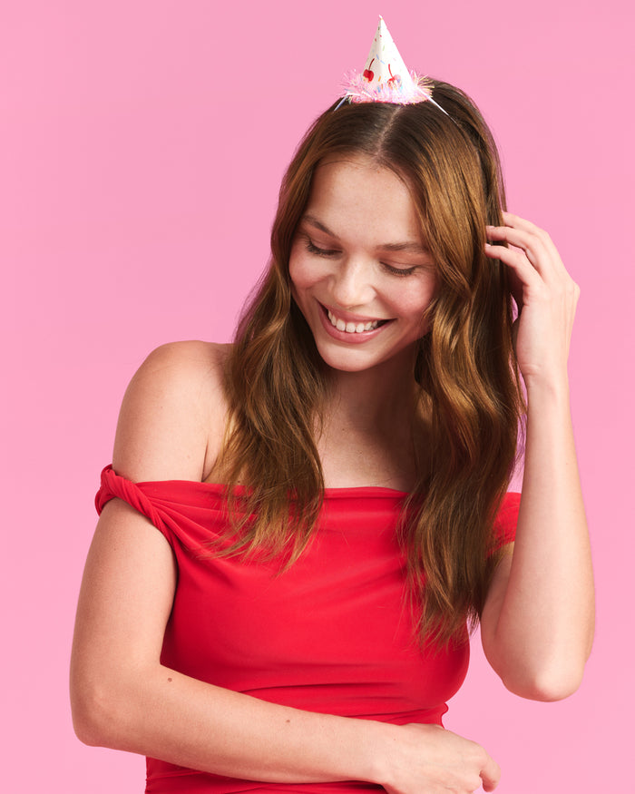 Mini Bday Cake Hats - 10 mini hats